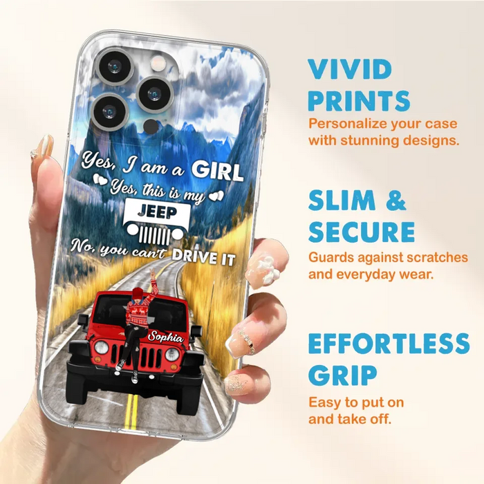 Custom Personalized Off - Road Girl Phone Case - Case For iPhone And Samsung