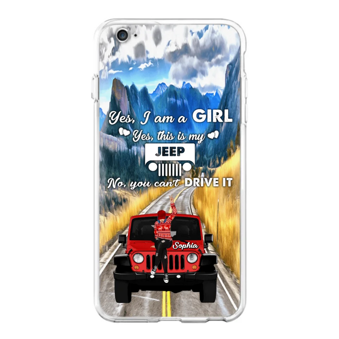 Custom Personalized Off - Road Girl Phone Case - Case For iPhone And Samsung