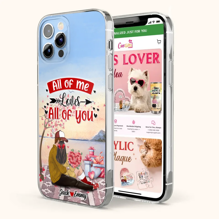 Custom Personalized Couple Phone Case - Best Gift For Couple - Happy Valentine's Day