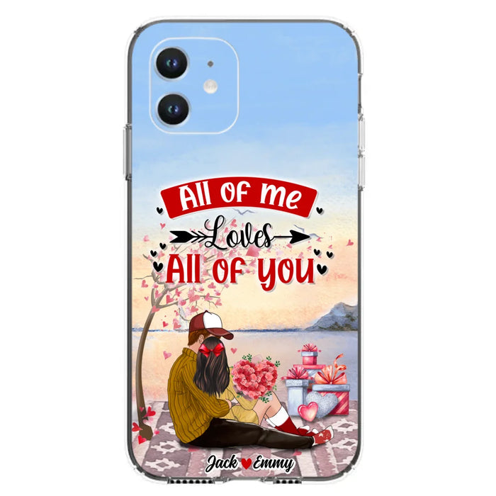 Custom Personalized Couple Phone Case - Best Gift For Couple - Happy Valentine's Day