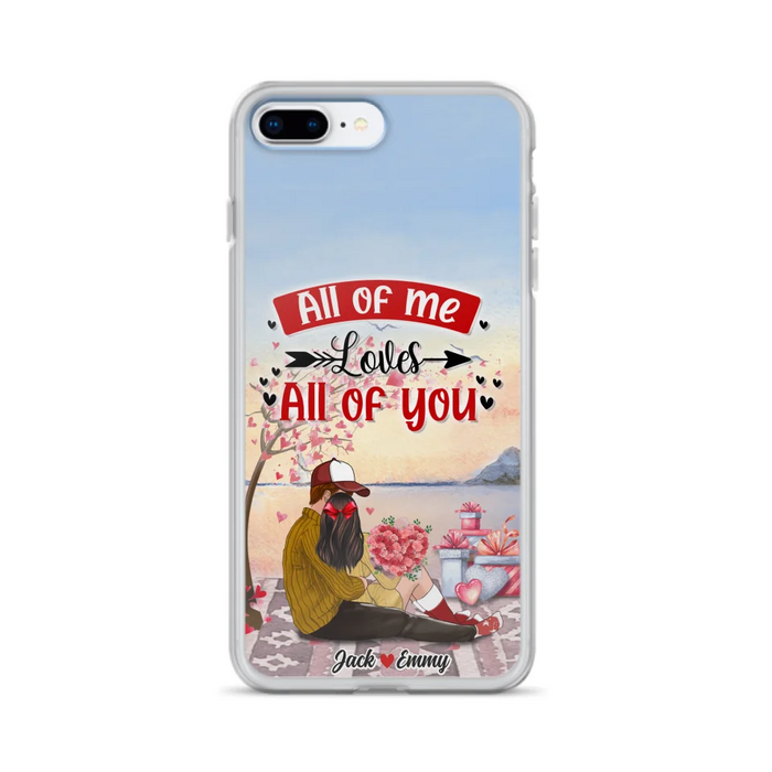 Custom Personalized Couple Phone Case - Best Gift For Couple - Happy Valentine's Day