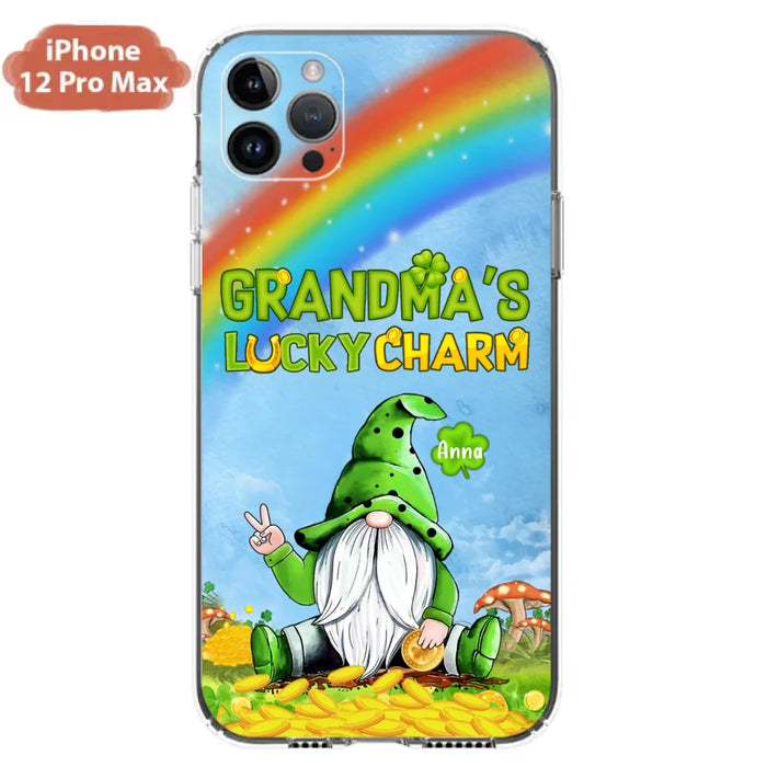 Custom Personalized iPhone Case/Samsung Case - Gift for Grandmother - Grandma's Lucky Charms Phone Case - Up to 6 Grandkids