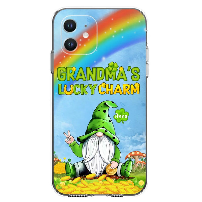 Custom Personalized iPhone Case/Samsung Case - Gift for Grandmother - Grandma's Lucky Charms Phone Case - Up to 6 Grandkids