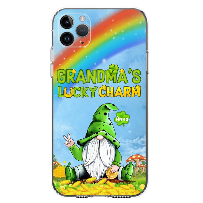 Custom Personalized iPhone Case/Samsung Case - Gift for Grandmother - Grandma's Lucky Charms Phone Case - Up to 6 Grandkids