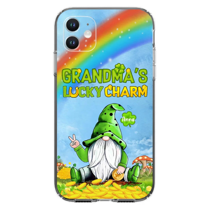 Custom Personalized iPhone Case/Samsung Case - Gift for Grandmother - Grandma's Lucky Charms Phone Case - Up to 6 Grandkids