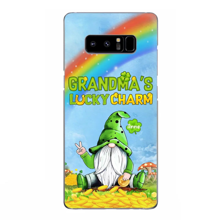 Custom Personalized iPhone Case/Samsung Case - Gift for Grandmother - Grandma's Lucky Charms Phone Case - Up to 6 Grandkids