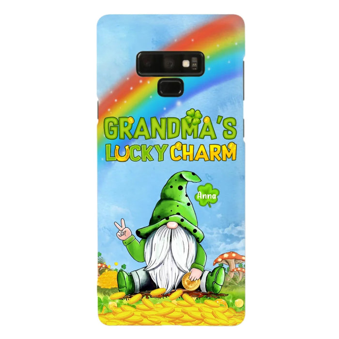 Custom Personalized iPhone Case/Samsung Case - Gift for Grandmother - Grandma's Lucky Charms Phone Case - Up to 6 Grandkids