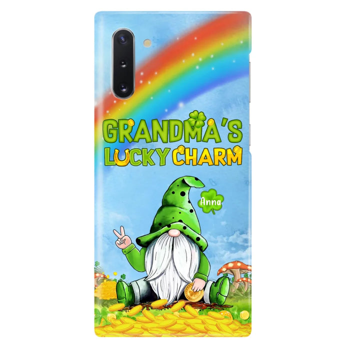 Custom Personalized iPhone Case/Samsung Case - Gift for Grandmother - Grandma's Lucky Charms Phone Case - Up to 6 Grandkids