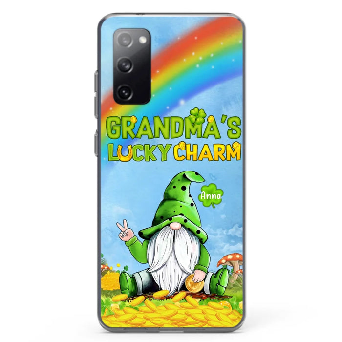 Custom Personalized iPhone Case/Samsung Case - Gift for Grandmother - Grandma's Lucky Charms Phone Case - Up to 6 Grandkids