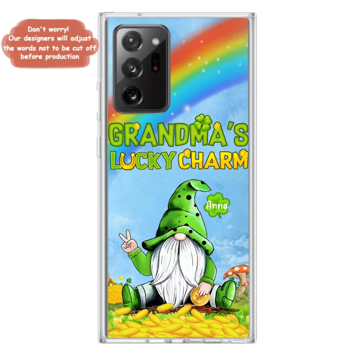 Custom Personalized iPhone Case/Samsung Case - Gift for Grandmother - Grandma's Lucky Charms Phone Case - Up to 6 Grandkids