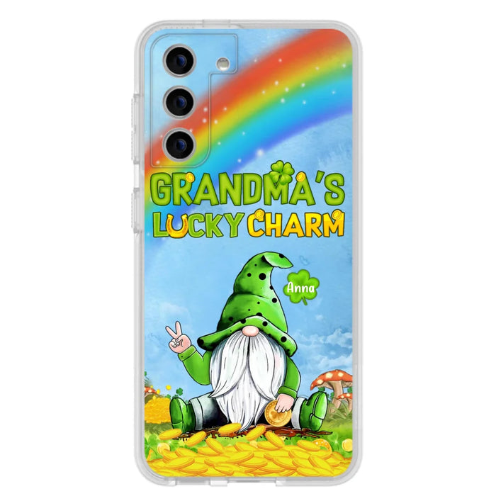 Custom Personalized iPhone Case/Samsung Case - Gift for Grandmother - Grandma's Lucky Charms Phone Case - Up to 6 Grandkids