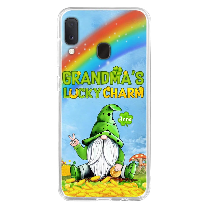 Custom Personalized iPhone Case/Samsung Case - Gift for Grandmother - Grandma's Lucky Charms Phone Case - Up to 6 Grandkids