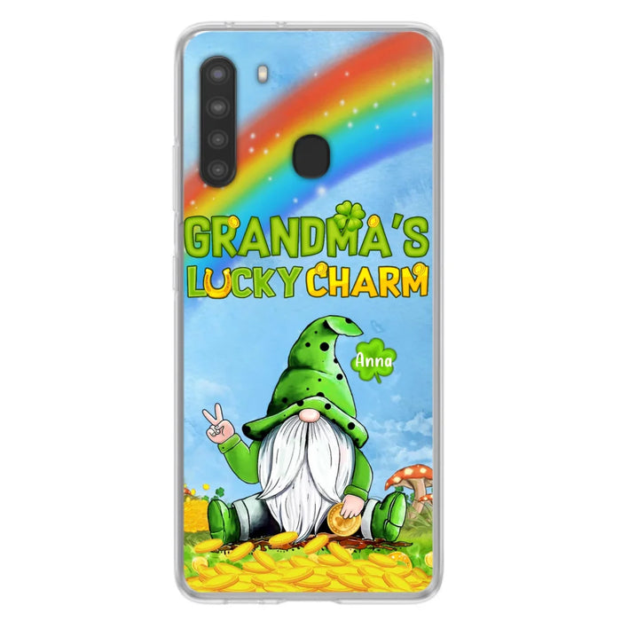 Custom Personalized iPhone Case/Samsung Case - Gift for Grandmother - Grandma's Lucky Charms Phone Case - Up to 6 Grandkids