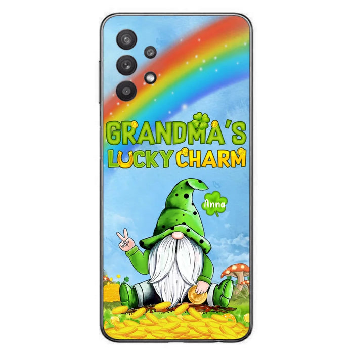 Custom Personalized iPhone Case/Samsung Case - Gift for Grandmother - Grandma's Lucky Charms Phone Case - Up to 6 Grandkids