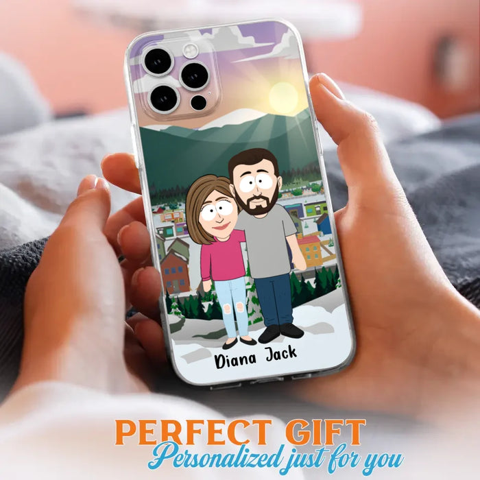 Custom Personalized Couple Phone Case - Gift For Couple