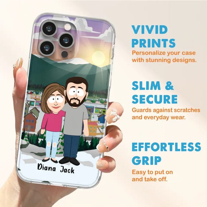 Custom Personalized Couple Phone Case - Gift For Couple