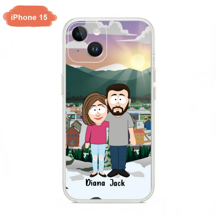 Custom Personalized Couple Phone Case - Gift For Couple