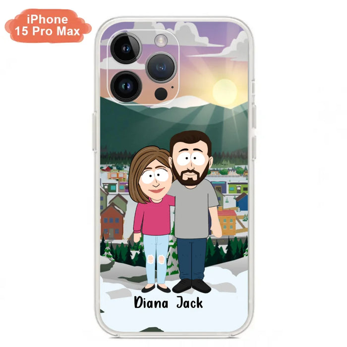 Custom Personalized Couple Phone Case - Gift For Couple