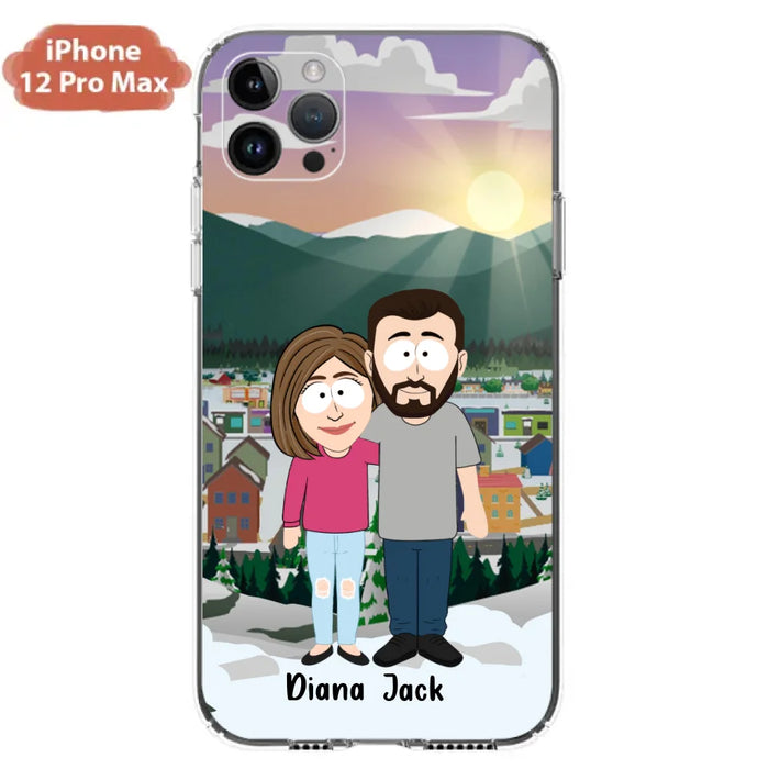 Custom Personalized Couple Phone Case - Gift For Couple