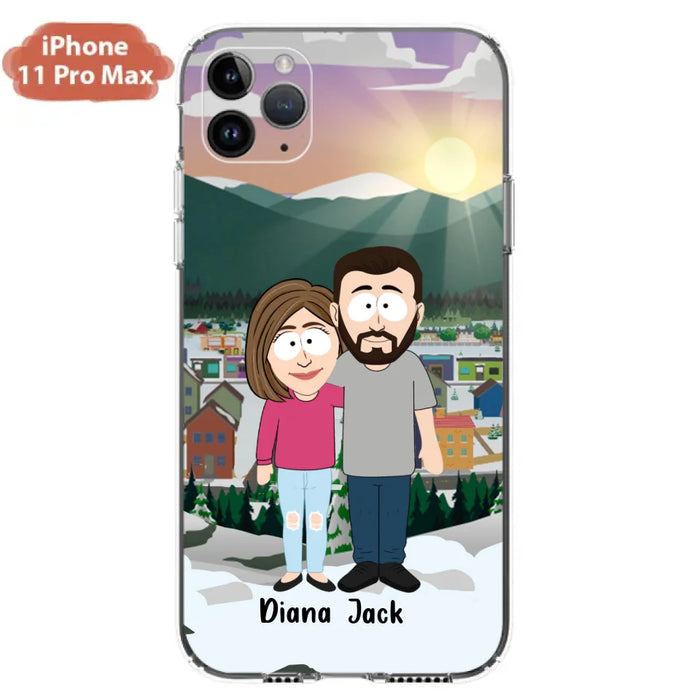 Custom Personalized Couple Phone Case - Gift For Couple