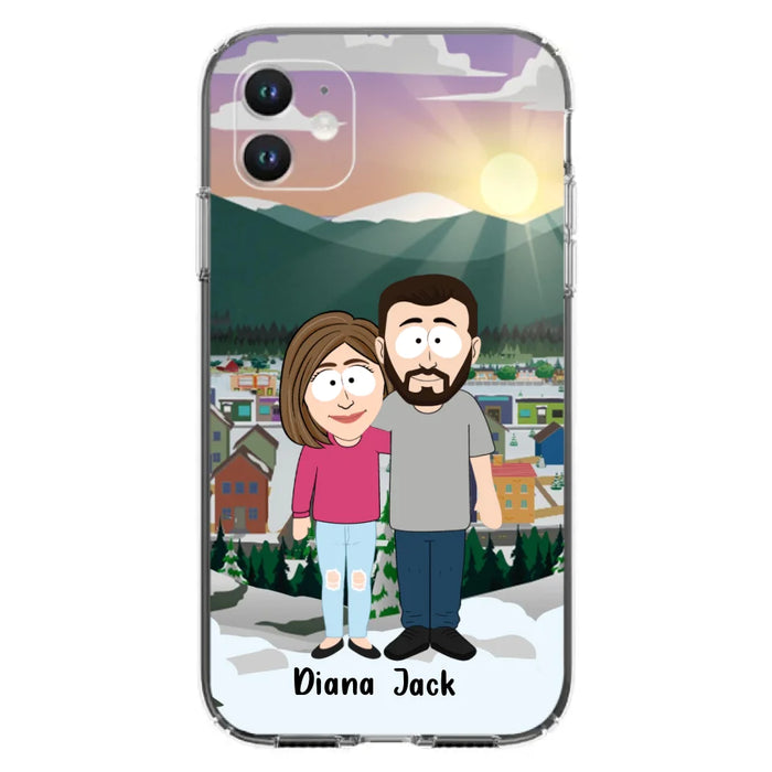 Custom Personalized Couple Phone Case - Gift For Couple