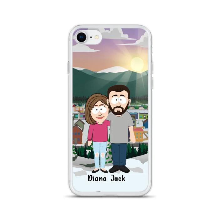 Custom Personalized Couple Phone Case - Gift For Couple