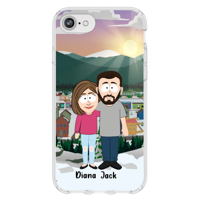 Custom Personalized Couple Phone Case - Gift For Couple