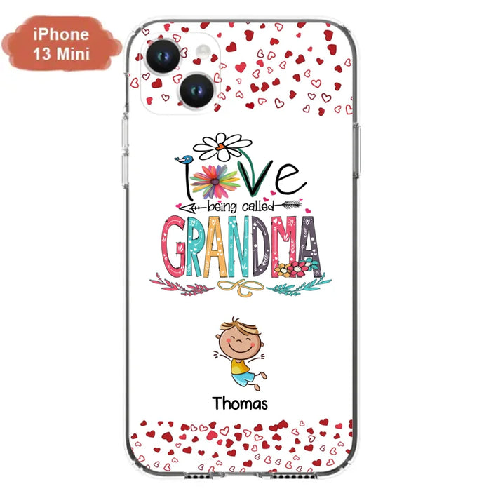 Custom Personalized Blessed To Be Called Nana Phone Case - Upto 5 Kids - Gift Idea For Nana/ Mama/Kids - Case For iPhone And Samsung