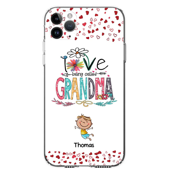 Custom Personalized Blessed To Be Called Nana Phone Case - Upto 5 Kids - Gift Idea For Nana/ Mama/Kids - Case For iPhone And Samsung