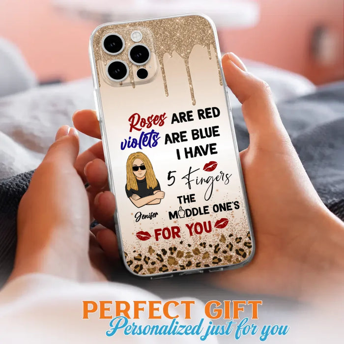 Custom Personalized iPhone and Samsung Case - Gift For Birthday/ Friends - Rose Are Red, Violets Are Blue