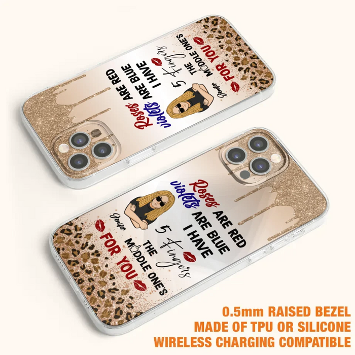 Custom Personalized iPhone and Samsung Case - Gift For Birthday/ Friends - Rose Are Red, Violets Are Blue