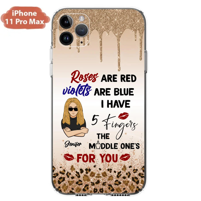 Custom Personalized iPhone and Samsung Case - Gift For Birthday/ Friends - Rose Are Red, Violets Are Blue