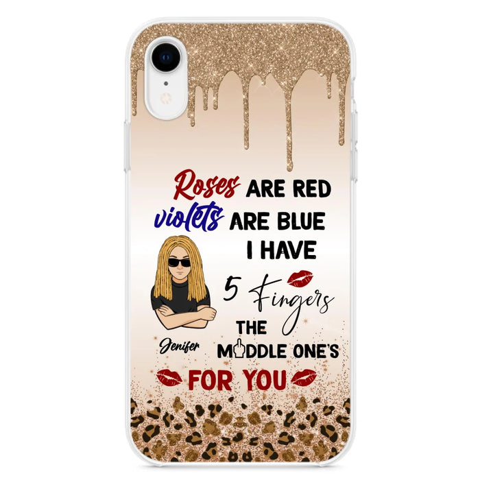 Custom Personalized iPhone and Samsung Case - Gift For Birthday/ Friends - Rose Are Red, Violets Are Blue