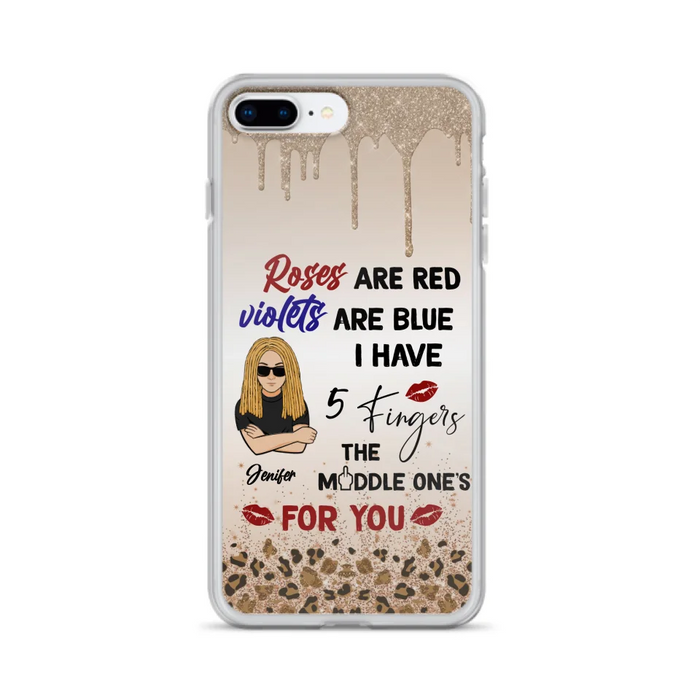 Custom Personalized iPhone and Samsung Case - Gift For Birthday/ Friends - Rose Are Red, Violets Are Blue