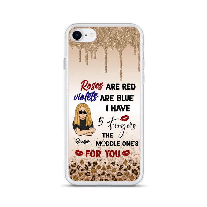 Custom Personalized iPhone and Samsung Case - Gift For Birthday/ Friends - Rose Are Red, Violets Are Blue