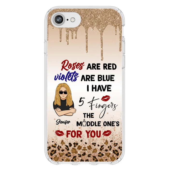 Custom Personalized iPhone and Samsung Case - Gift For Birthday/ Friends - Rose Are Red, Violets Are Blue