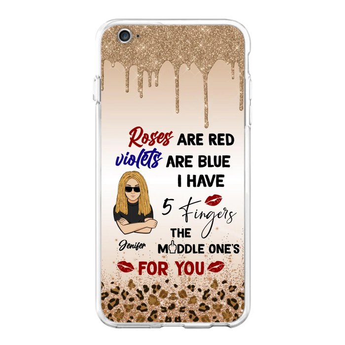 Custom Personalized iPhone and Samsung Case - Gift For Birthday/ Friends - Rose Are Red, Violets Are Blue