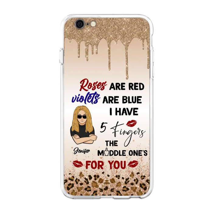 Custom Personalized iPhone and Samsung Case - Gift For Birthday/ Friends - Rose Are Red, Violets Are Blue