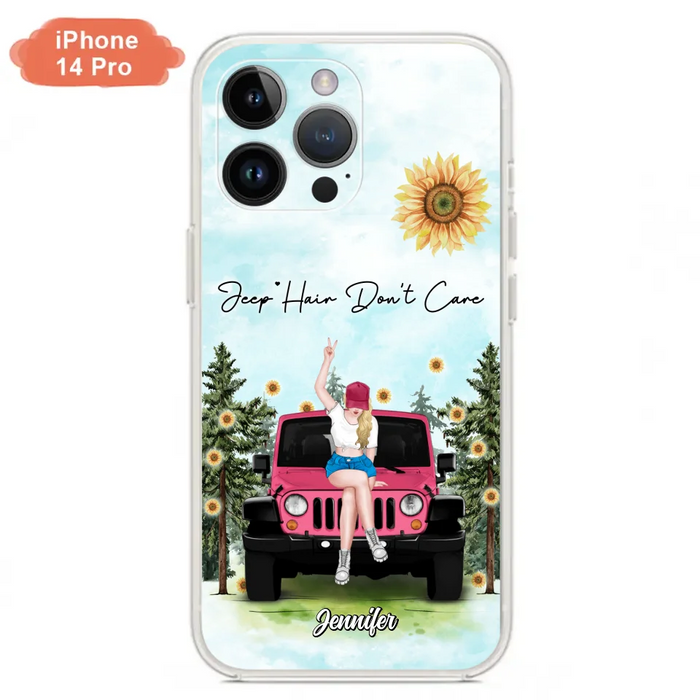 Custom Personalized Off-road Girl Phone Case For iPhone & Samsung - Gift For Off-road Lover