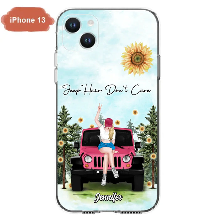 Custom Personalized Off-road Girl Phone Case For iPhone & Samsung - Gift For Off-road Lover