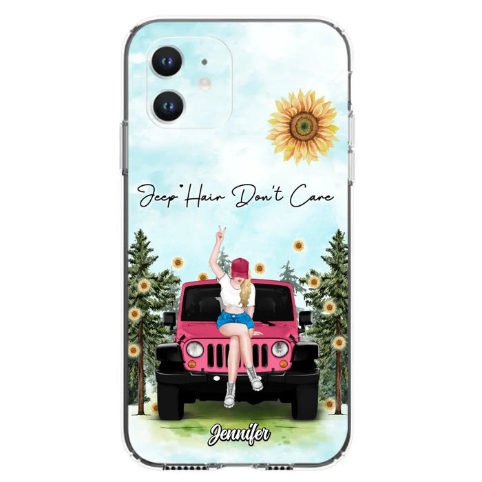 Custom Personalized Off-road Girl Phone Case For iPhone & Samsung - Gift For Off-road Lover