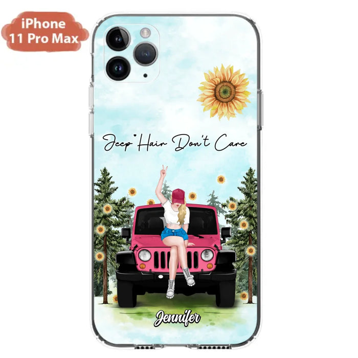 Custom Personalized Off-road Girl Phone Case For iPhone & Samsung - Gift For Off-road Lover