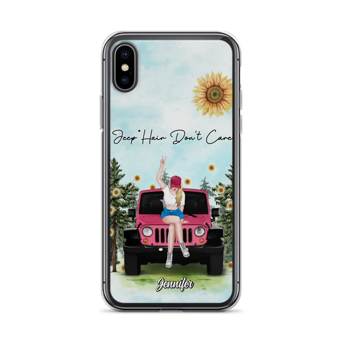 Custom Personalized Off-road Girl Phone Case For iPhone & Samsung - Gift For Off-road Lover