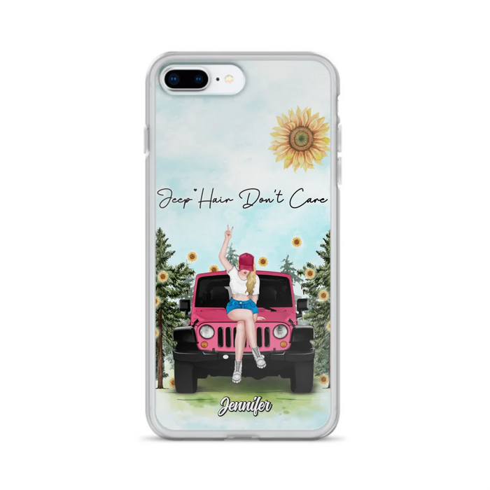 Custom Personalized Off-road Girl Phone Case For iPhone & Samsung - Gift For Off-road Lover