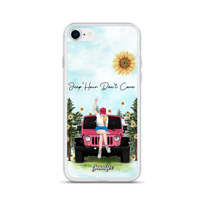 Custom Personalized Off-road Girl Phone Case For iPhone & Samsung - Gift For Off-road Lover