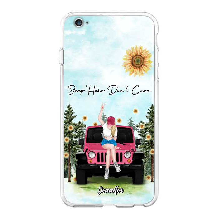 Custom Personalized Off-road Girl Phone Case For iPhone & Samsung - Gift For Off-road Lover