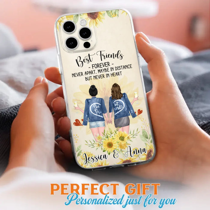 Custom Personalized Friends Phone Case - Upto 4 Besties - Gift Idea For Best Friends - Best Friends Forever - Case for iPhone/Samsung