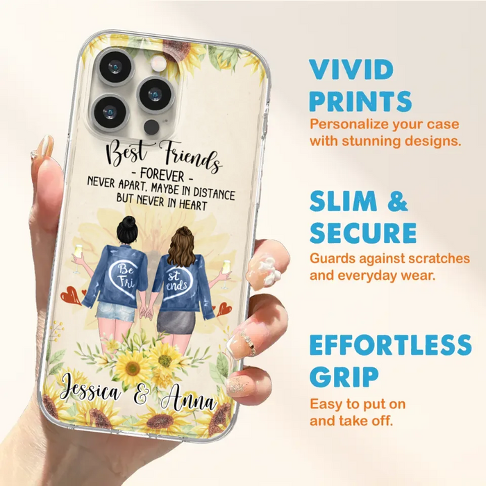 Custom Personalized Friends Phone Case - Upto 4 Besties - Gift Idea For Best Friends - Best Friends Forever - Case for iPhone/Samsung