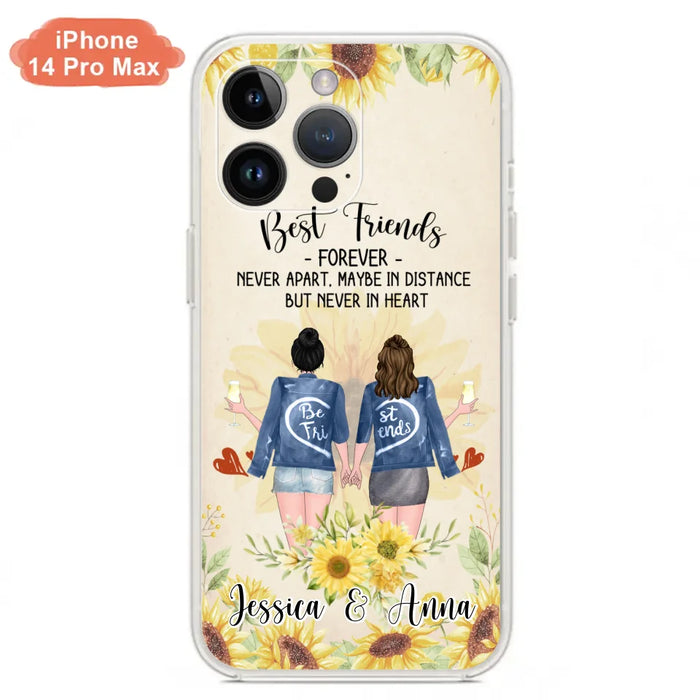 Custom Personalized Friends Phone Case - Upto 4 Besties - Gift Idea For Best Friends - Best Friends Forever - Case for iPhone/Samsung