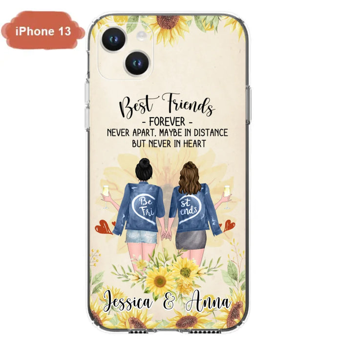 Custom Personalized Friends Phone Case - Upto 4 Besties - Gift Idea For Best Friends - Best Friends Forever - Case for iPhone/Samsung